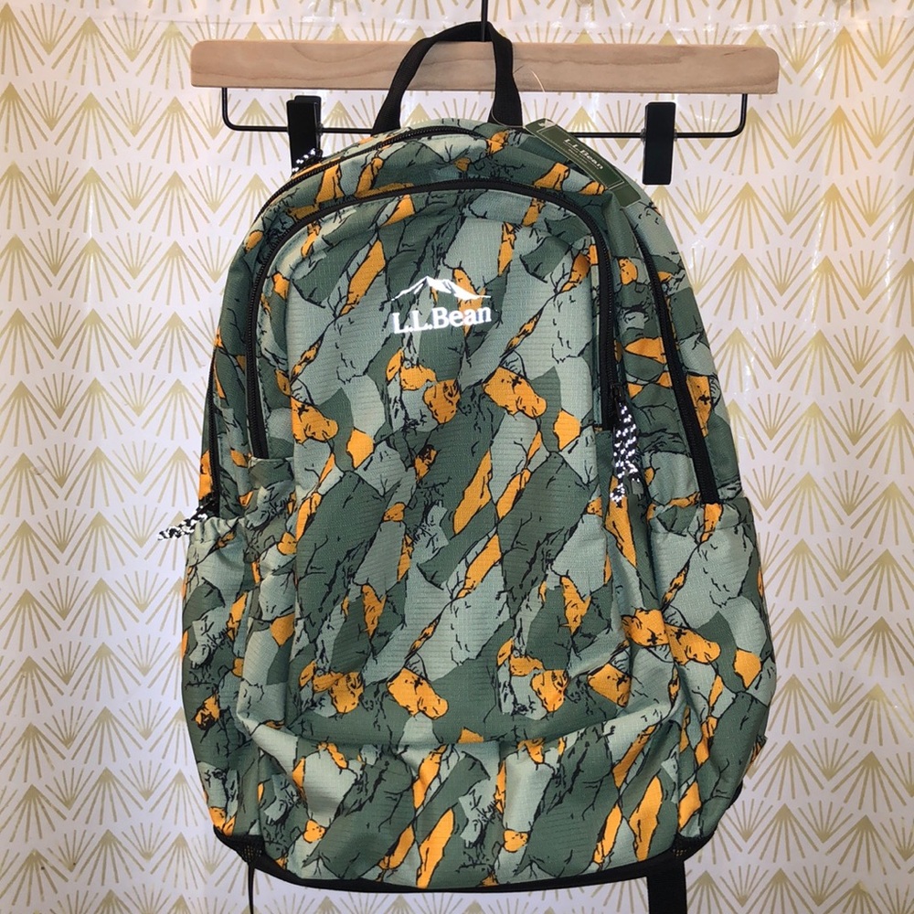 L. L. Bean Comfort Carry Laptop Pack, 28L in Guide Gold Crag color